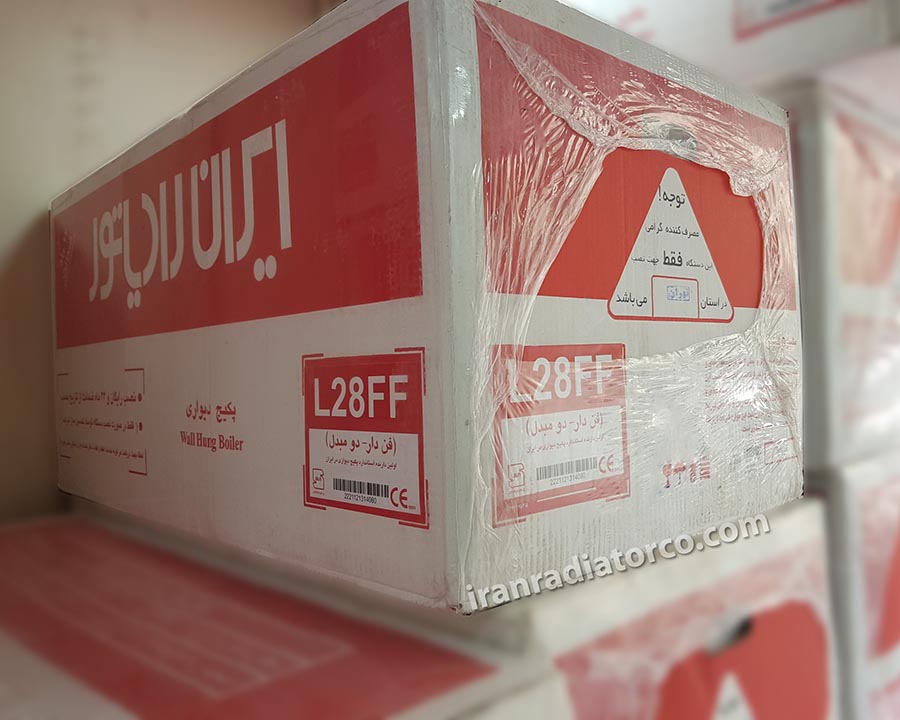 پکیج فن دار دو مبدل ایران رادیاتور سری L28ff